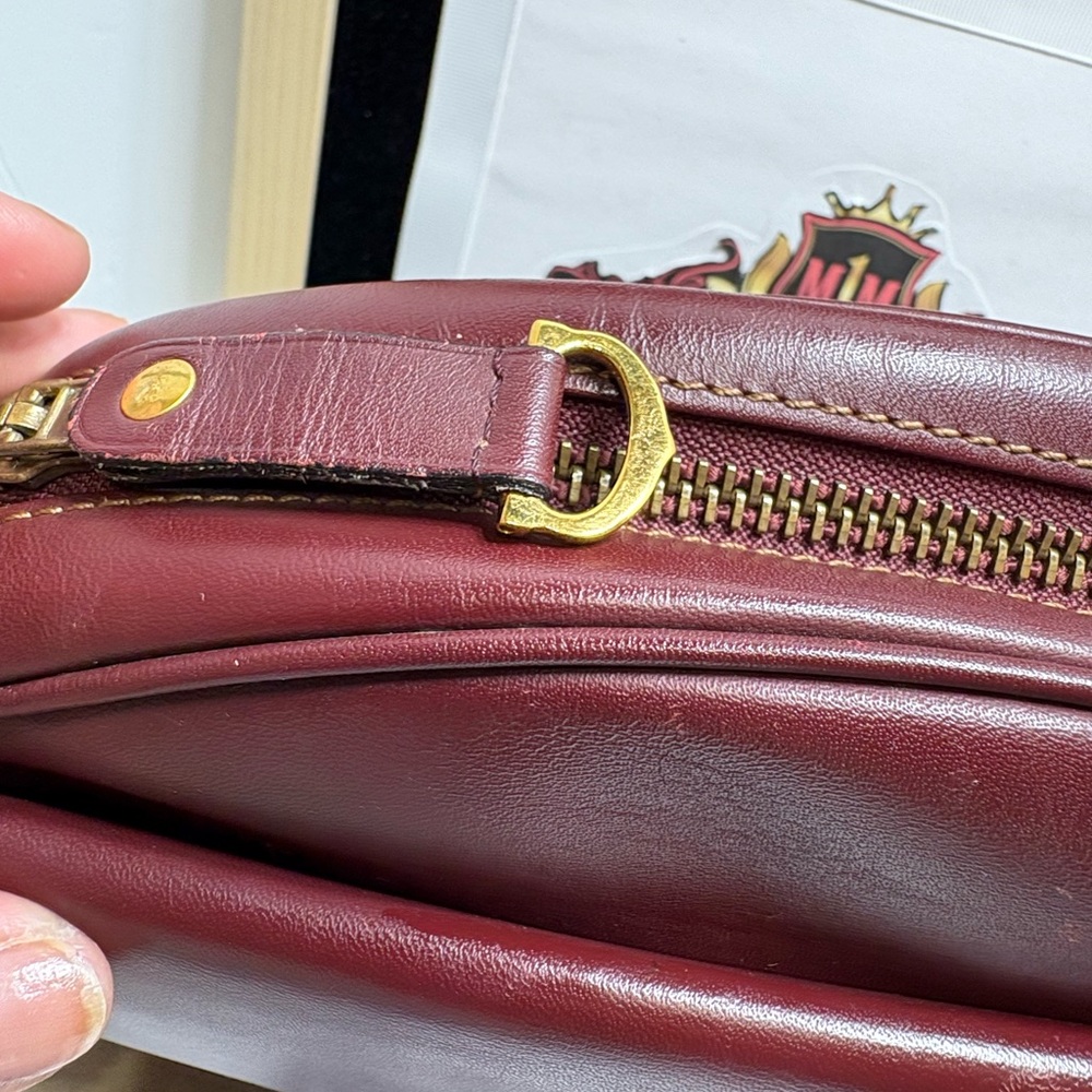 Cartier Burgundy Leather Crossbody Bag - Picture 13 of 16